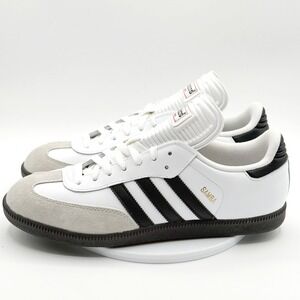 adidas Mens SAMBA CLASSIC Sneakers 772109 Size 13 White Black White Brown Sole